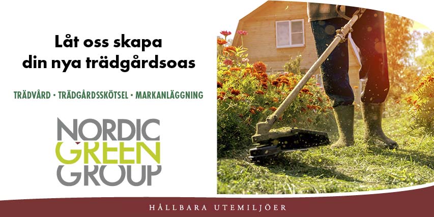 Digitala annonser Nordic green group. Design Concret Reklam